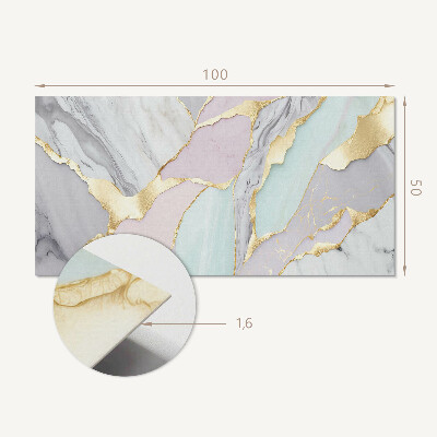 Obdĺžnikový panel na stenu Mramorové abstrakcie v modernom štýle