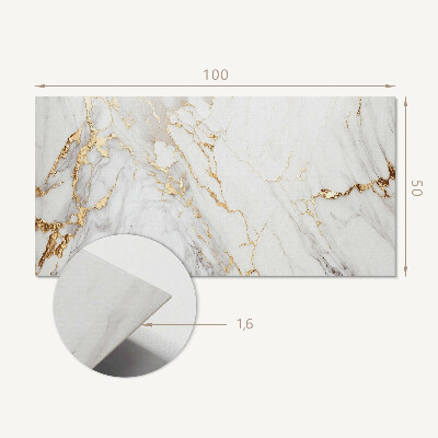 Obdĺžnikový panel na stenu Elegantný mramorový vzor so žilkami