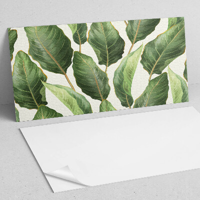 Obdĺžnikový panel na stenu Vzor tropického listu
