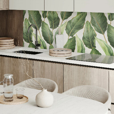 Obdĺžnikový panel na stenu Vzor tropického listu