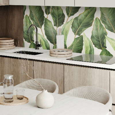 Obdĺžnikový panel na stenu Vzor tropického listu