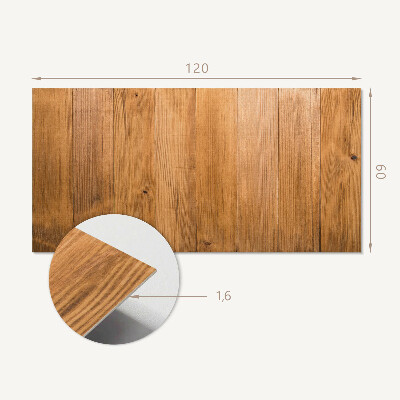 Obdĺžnikový stenový panel Prírodný vzor drevených dosiek