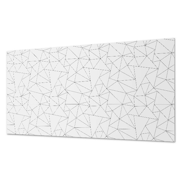 Obdĺžnikový stenový panel Vzor čiary v geometrickej forme