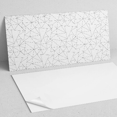 Obdĺžnikový stenový panel Vzor čiary v geometrickej forme
