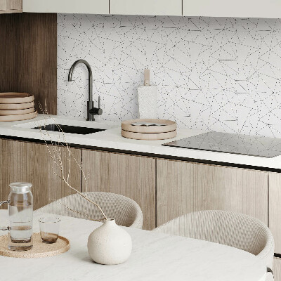 Obdĺžnikový stenový panel Vzor čiary v geometrickej forme