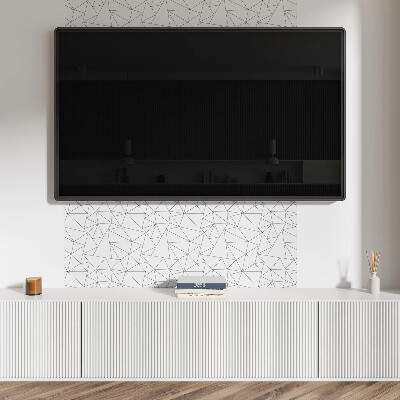 Obdĺžnikový stenový panel Vzor čiary v geometrickej forme