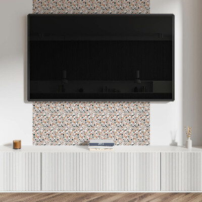 Obdĺžnikový panel na stenu Organický motív v abstraktnom štýle