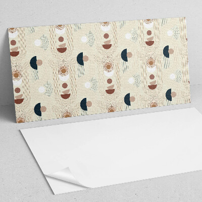 Samolepiaci panel na stenu Geometrický abstraktný motív