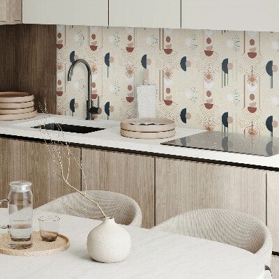 Samolepiaci panel na stenu Geometrický abstraktný motív