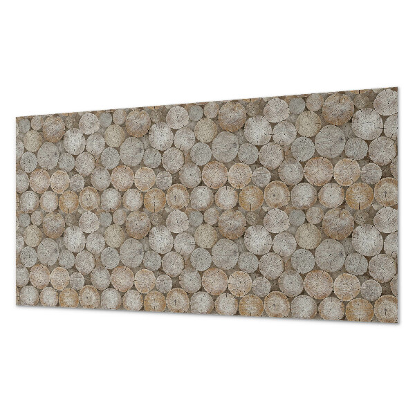 Obdĺžnikový panel na stenu Motív okrúhlej drevenej dózy