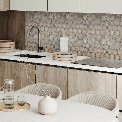 Obdĺžnikový panel na stenu Motív okrúhlej drevenej dózy