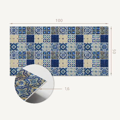 Obdĺžnikový stenový panel Vzor mozaikových dlaždíc