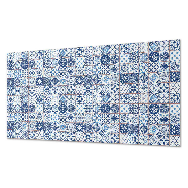 Samolepiaci panel na stenu Mriežkové mozaiky vo farebných vzoroch