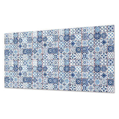 Samolepiaci panel na stenu Mriežkové mozaiky vo farebných vzoroch