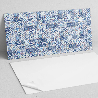 Samolepiaci panel na stenu Mriežkové mozaiky vo farebných vzoroch