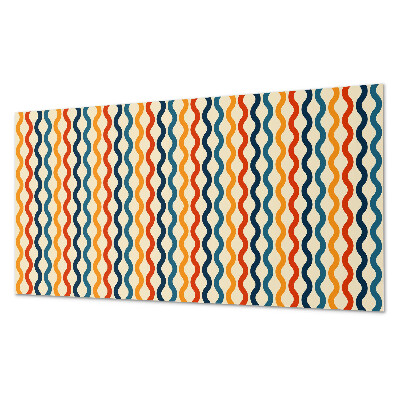 Obdĺžnikový stenový panel Rytmické vlny v harmonickom usporiadaní