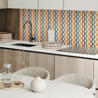 Obdĺžnikový stenový panel Rytmické vlny v harmonickom usporiadaní