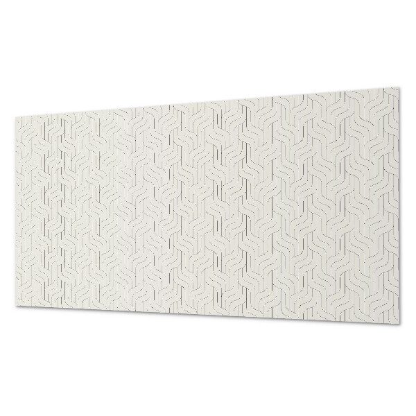 Obdĺžnikový panel na stenu Vlny v jemnom motíve