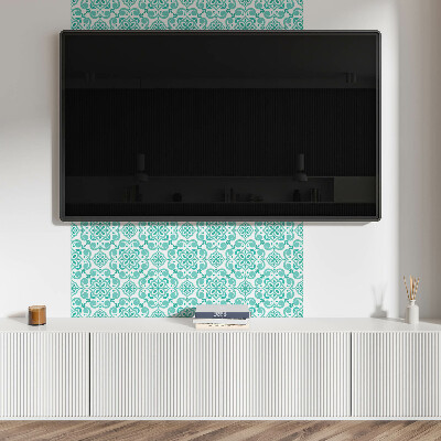 Obdĺžnikový stenový panel Kvetinový vzor s ozdobnými detailmi