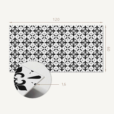 Samolepiaci panel na stenu Kvetinové väzby v harmonickom usporiadaní