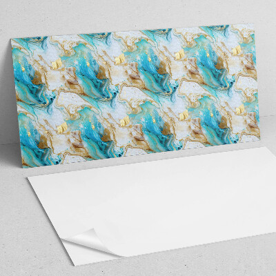 Obdĺžnikový stenový panel Vlnité abstraktné tvary