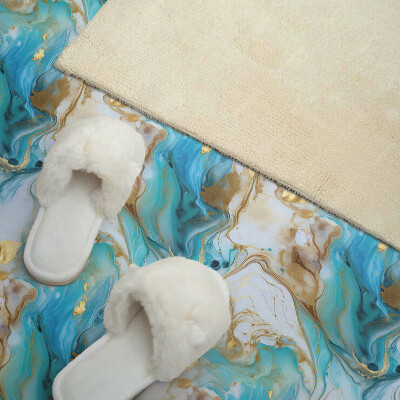 Obdĺžnikový stenový panel Vlnité abstraktné tvary