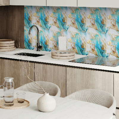 Obdĺžnikový stenový panel Vlnité abstraktné tvary