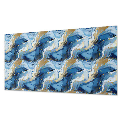 Obdĺžnikový panel na stenu Pohybujúce sa abstraktné vlny