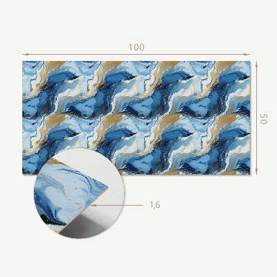 Obdĺžnikový panel na stenu Pohybujúce sa abstraktné vlny