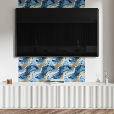 Obdĺžnikový panel na stenu Pohybujúce sa abstraktné vlny