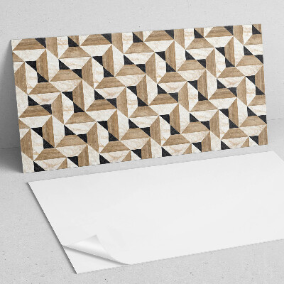 Obdĺžnikový stenový panel Abstraktný motív trojuholníkových tvarov