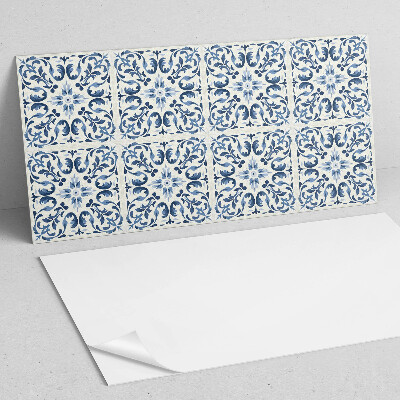 Samolepiaci panel na stenu Kvetinový motív v dláždenej kompozícii