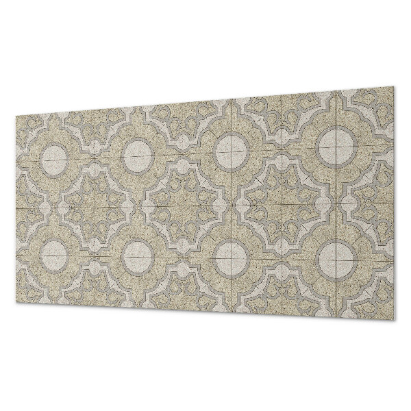 Obdĺžnikový panel na stenu Mozaikový vzor s kruhmi