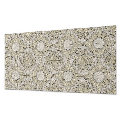 Obdĺžnikový panel na stenu Mozaikový vzor s kruhmi