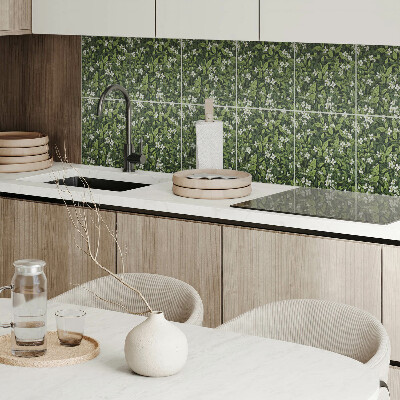 Samolepiaci panel na stenu Kvetinové aranžmány s listami