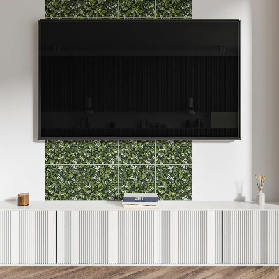 Samolepiaci panel na stenu Kvetinové aranžmány s listami