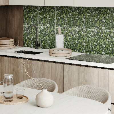 Samolepiaci panel na stenu Kvetinové aranžmány s listami