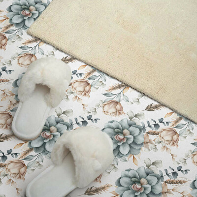 Obdĺžnikový stenový panel Kvetinový motív