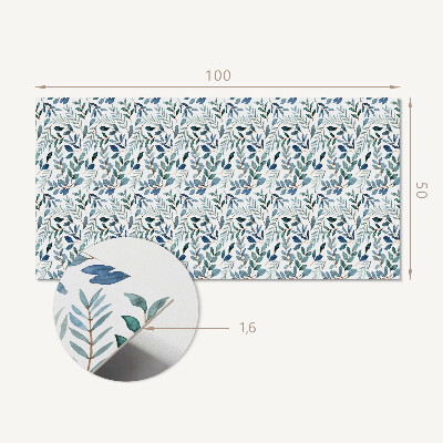 Obdĺžnikový panel na stenu Rastlinný motív