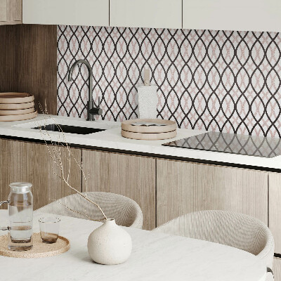 Samolepiaci panel na stenu Motív vlnitých línií