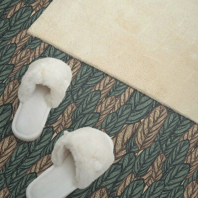 Obdĺžnikový panel na stenu Listy v plochom usporiadaní