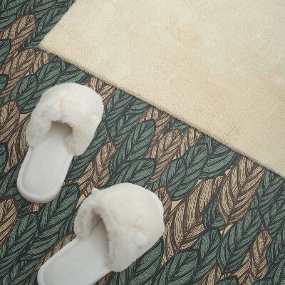 Obdĺžnikový panel na stenu Listy v plochom usporiadaní