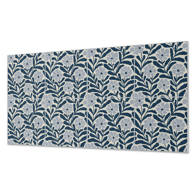 Samolepiaci panel na stenu Rastlinný kvetinový motív