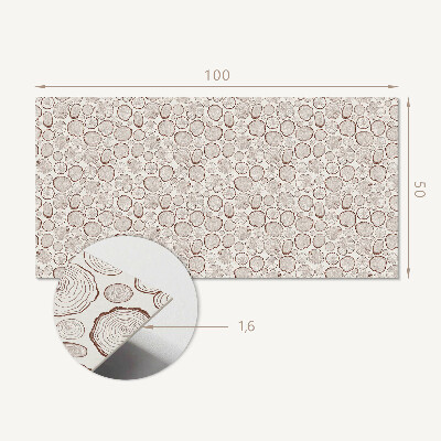 Samolepiaci panel na stenu Okrúhle poháre v rôznych tvaroch