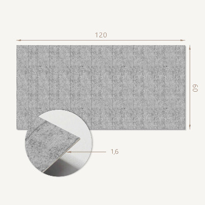 Obdĺžnikový panel na stenu Betónový vzor s výkresmi