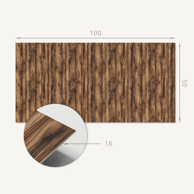 Samolepiaci panel na stenu Vzor pripomínajúci drevo