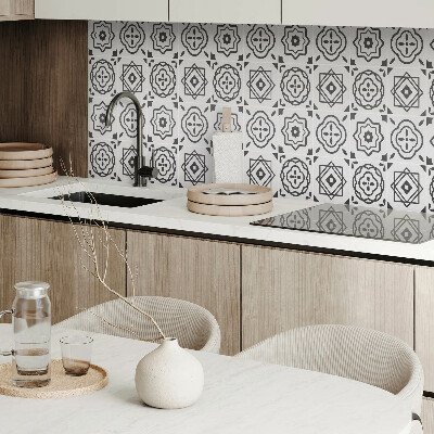 Obdĺžnikový panel na stenu Geometrické vzory v štvorcových tvaroch