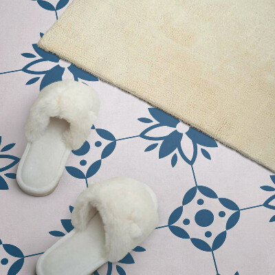 Obdĺžnikový stenový panel Kvetinový motív so zelenými listami