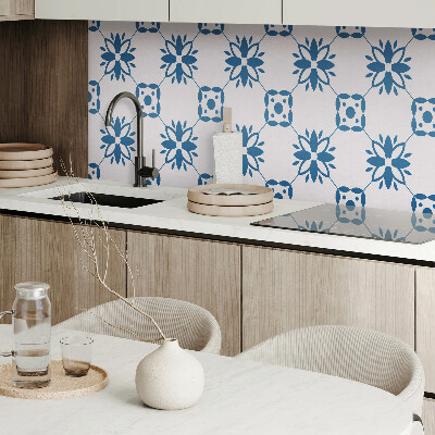 Obdĺžnikový stenový panel Kvetinový motív so zelenými listami