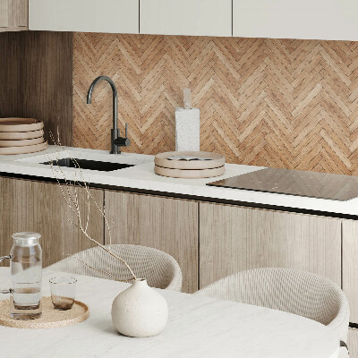 Obdĺžnikový panel na stenu Doska v štýle rybej kosti